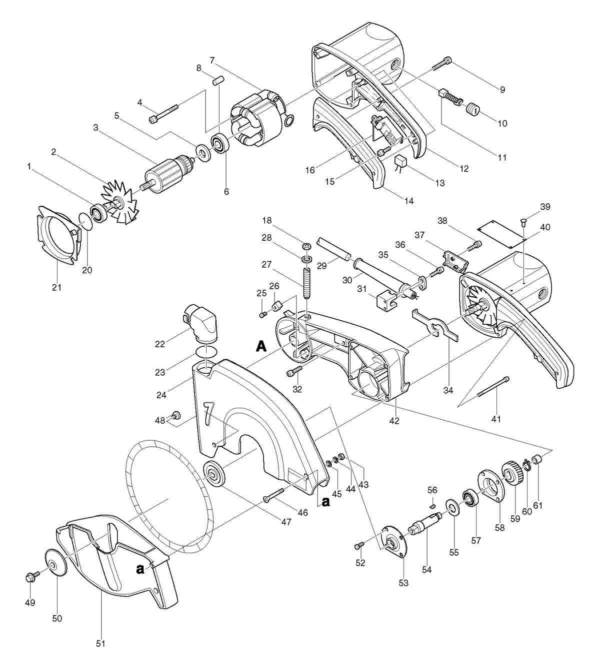 skilsaw parts diagram