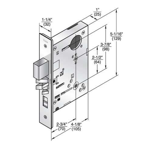 deadbolt lock parts diagram