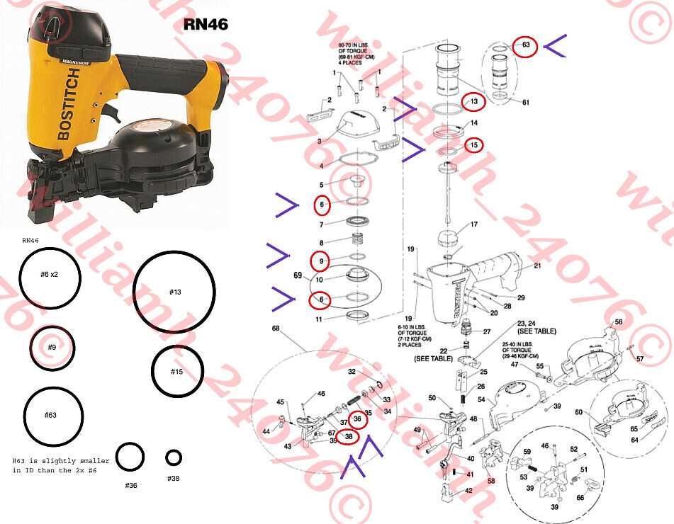 bostitch stapler parts diagram
