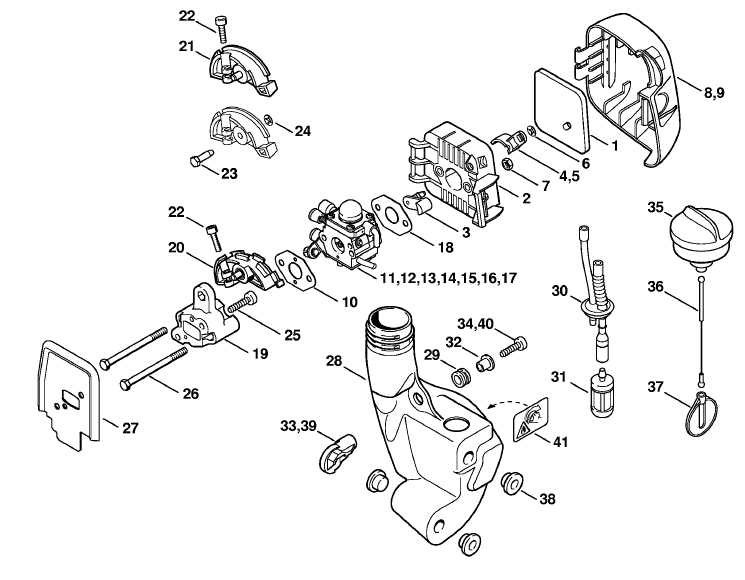 stihl fs55 parts diagram